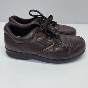 SAS‎ Time Out Mens Comfort Shoes / Antique Walnut Leather / Sz 7.5 M Brown Nurse
